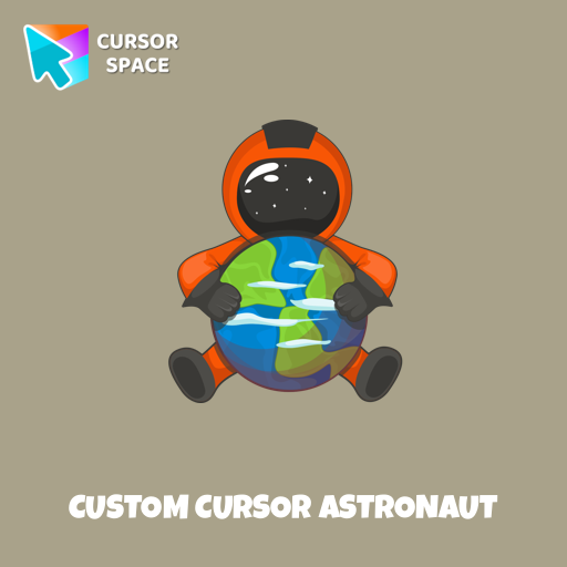 Custom Cursor Astronaut